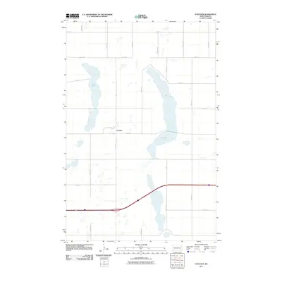 2011 Map of Eckelson, 2011 Print