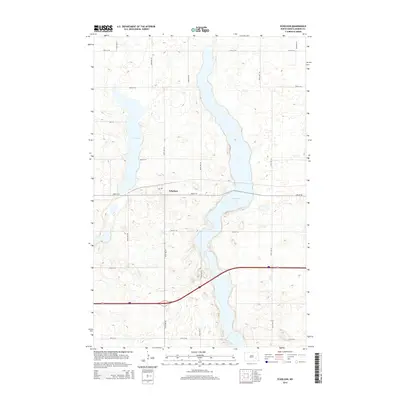 2014 Map of Eckelson, 2014 Print