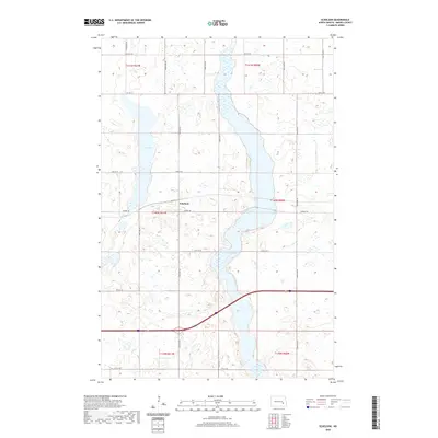 2020 Map of Eckelson, 2020 Print