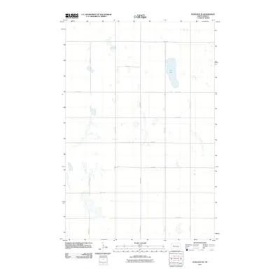 2011 Map of Eckelson SE, 2011 Print