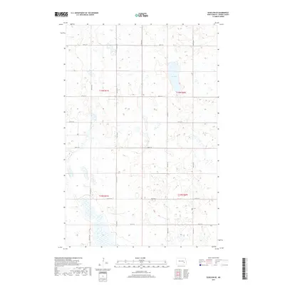 2017 Map of Eckelson SE, 2017 Print