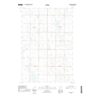 2020 Map of Eckelson SE, 2020 Print