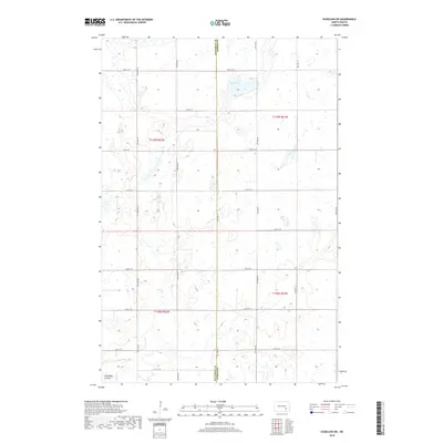 2018 Map of Eckelson SW, 2018 Print