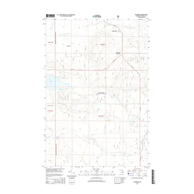 2014 Map of Eckerman, 2014 Print