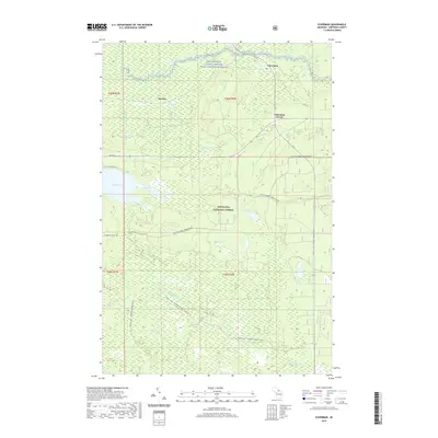 2019 Map of Eckerman, 2019 Print