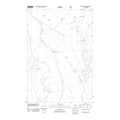 2011 Map of Eckler Mountain, 2011 Print