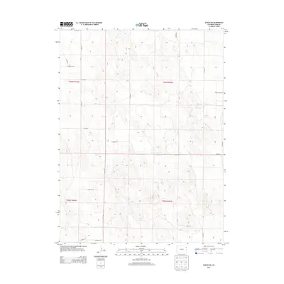 2013 Map of Eckley NE, 2013 Print
