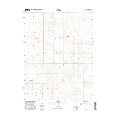 2016 Map of Eckley NE, 2016 Print