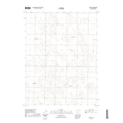 2019 Map of Eckley NE, 2019 Print