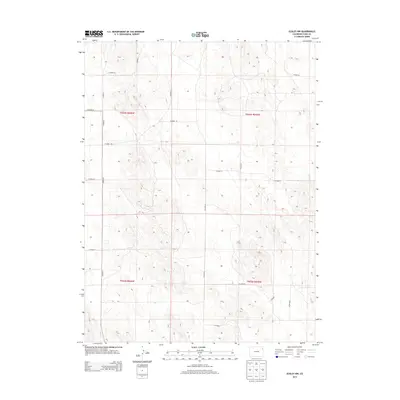 2013 Map of Eckley NW, 2013 Print
