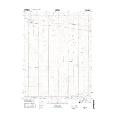 2016 Map of Eckley, 2016 Print