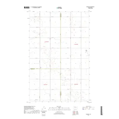 2017 Map of Eckman SE, 2017 Print