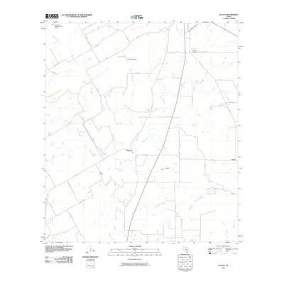 2010 Map of Ecleto, 2010 Print