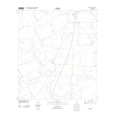 2013 Map of Ecleto, 2013 Print