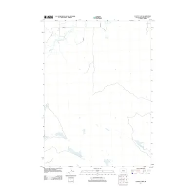 2012 Map of Ecoffey Lake, 2012 Print