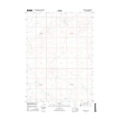 2015 Map of Ecoffey Lake, 2015 Print