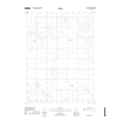 2017 Map of Ecoffey Lake, 2017 Print