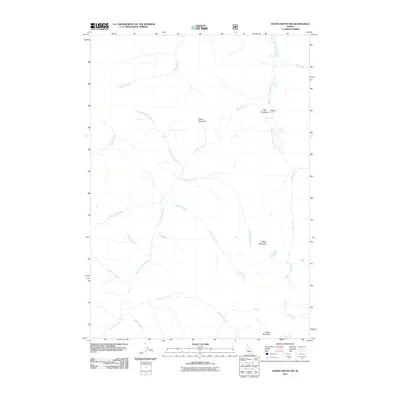 2011 Map of Edaho Mountain, 2011 Print
