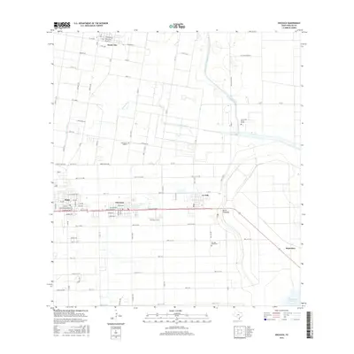 2016 Map of Edcouch, 2016 Print