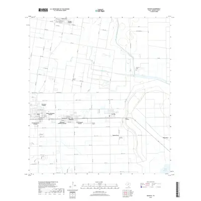 2019 Map of Edcouch, 2019 Print