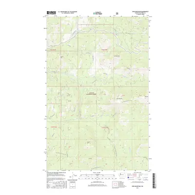 2017 Map of Edds Mountain, 2017 Print
