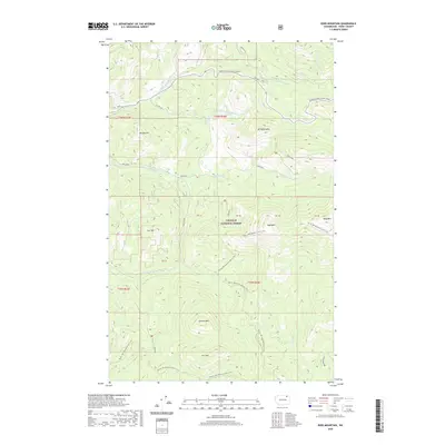 2020 Map of Edds Mountain, 2020 Print