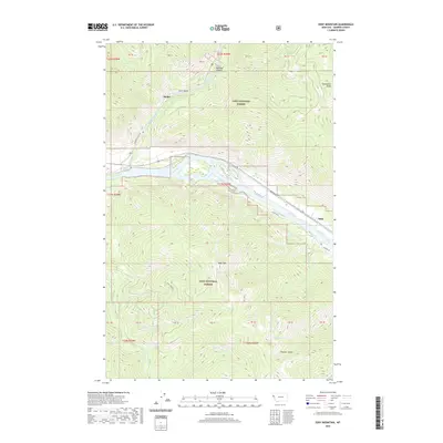 2020 Map of Eddy Mountain, 2020 Print