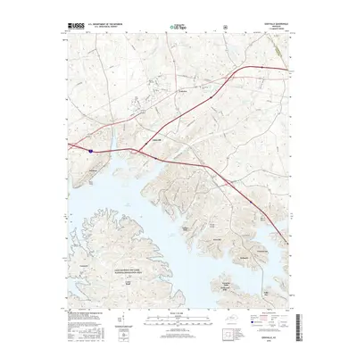 2016 Map of Eddyville, 2016 Print