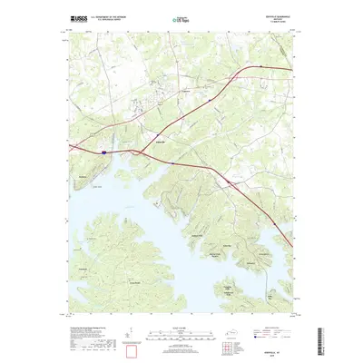 2019 Map of Eddyville, 2019 Print