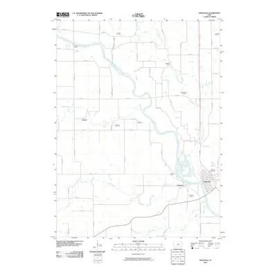 2010 Map of Eddyville, 2010 Print