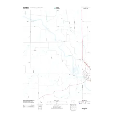 2013 Map of Eddyville, 2013 Print