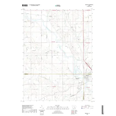 2018 Map of Eddyville, 2018 Print