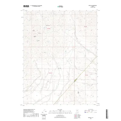 2018 Map of Eddyville, 2018 Print