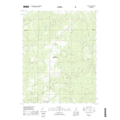 2018 Map of Eddyville, 2018 Print