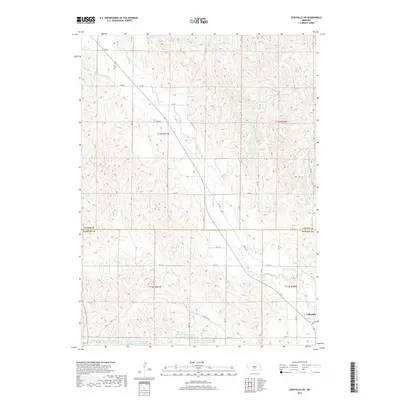2017 Map of Eddyville SW, 2017 Print