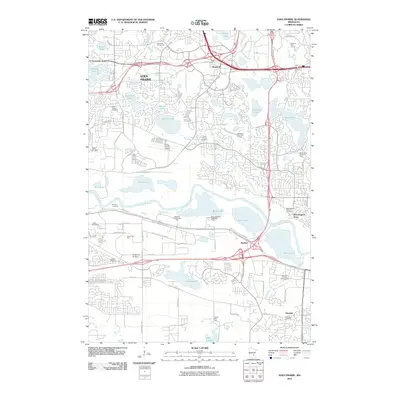 2010 Map of Eden Prairie, 2010 Print