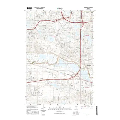 2016 Map of Eden Prairie, 2016 Print