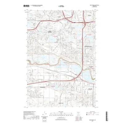 2019 Map of Eden Prairie, 2019 Print