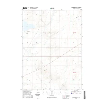 2015 Map of Eden Reservoir East, 2015 Print