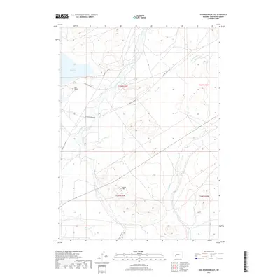 2017 Map of Eden Reservoir East, 2017 Print