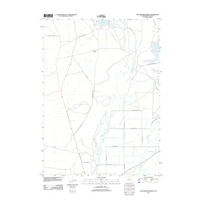 2012 Map of Eden Reservoir West, 2012 Print
