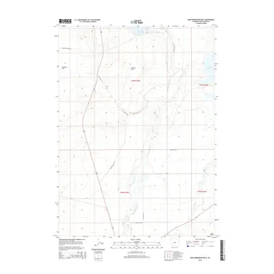 2015 Map of Eden Reservoir West, 2015 Print
