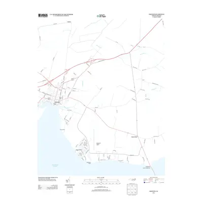 2013 Map of Edenton, 2013 Print