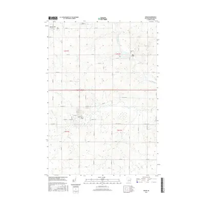 2015 Map of Edgar, 2015 Print