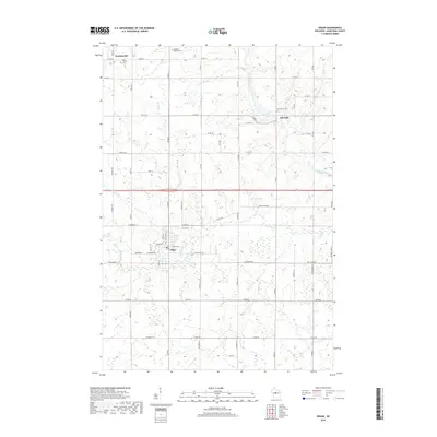 2018 Map of Edgar, 2018 Print