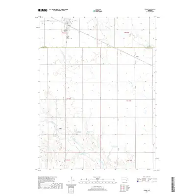 2017 Map of Edgar, 2017 Print