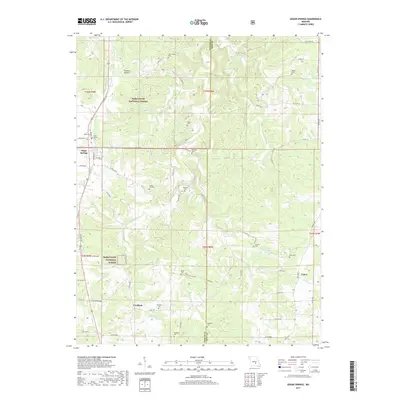 2017 Map of Edgar Springs, 2017 Print