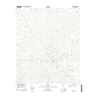 2014 Map of Edgefield, 2014 Print