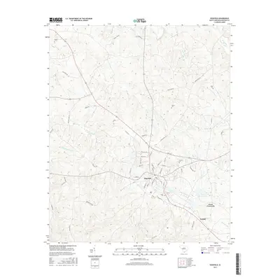 2017 Map of Edgefield, 2017 Print