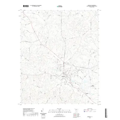 2020 Map of Edgefield, 2020 Print